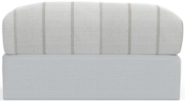 Jackson Furniture Lindsey Platinum/Snow Ottoman-1