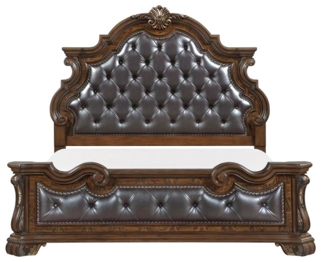 Homelegance® Gilmartin Dark Brown California King Panel Bed-2