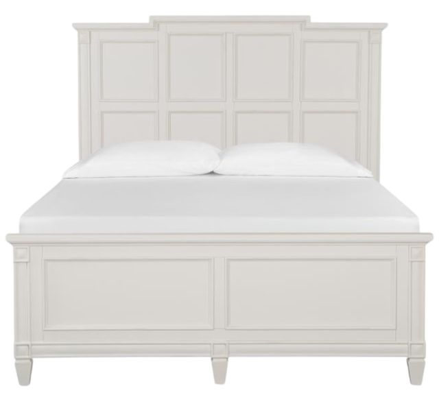 Magnussen Home® Willowbrook Egg Shell White King Panel Headboard-1