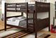 Donco Kids Austin Dark Cappuccino Youth Full/Full Mission Bunkbed-1