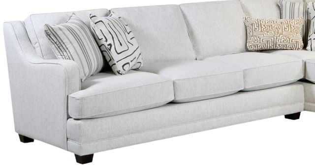Fusion Furniture 7000 Durango 2-Piece Pewter L-Shaped Sectional-1