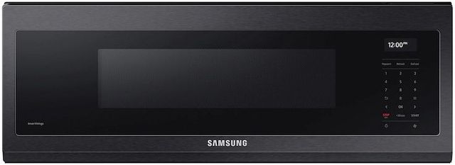 Samsung 1.1 Cu. Ft. Fingerprint Resistant Black Stainless Steel Over The Range Microwave-0