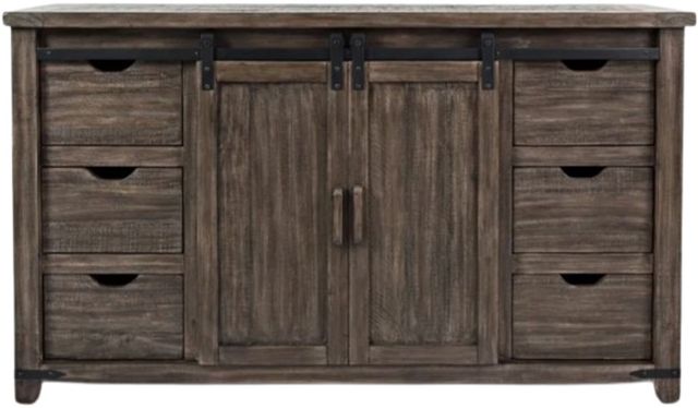 Jofran Inc. Madison County Barnwood 70" Barn Door Server-2