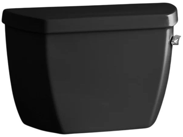 KOHLER® Highline® Classic Black Right-Hand Trip Toilet Tank, 1.0 Gpf-0