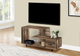 Monarch Specialties Inc. Black/Brown Recovered Wood-Look TV Stand-2