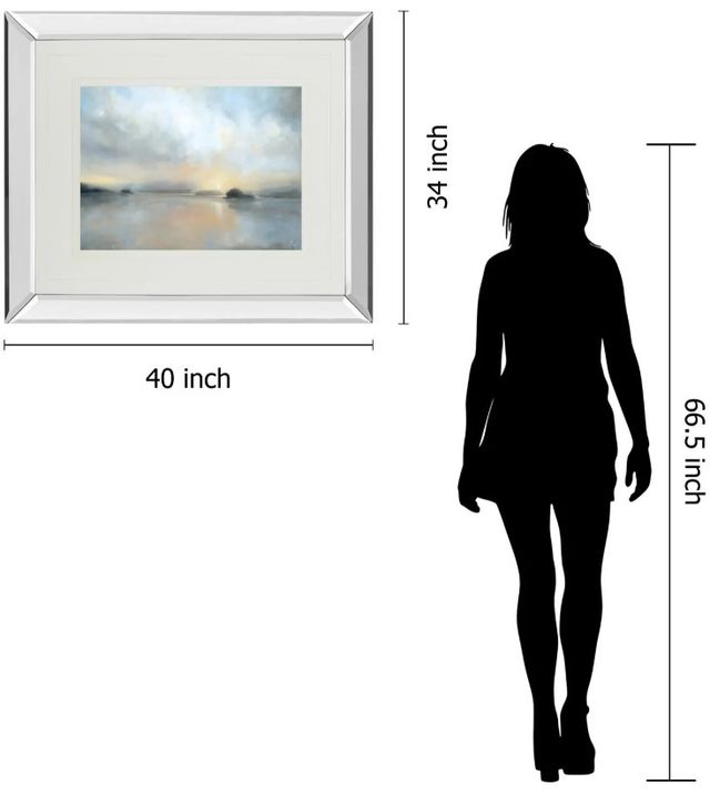 Classy Art Style 2 December Mists by Joanne Parent Mirror Framed Wall Art-2