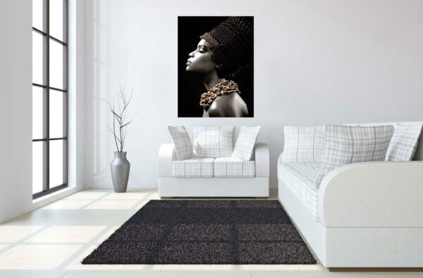 Classy Art Style 31 Floating Tempered Glass with Foil Wall Art-2