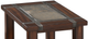 Magnussen Home® Roanoke Cherry Chairside End Table with Slate Top -1