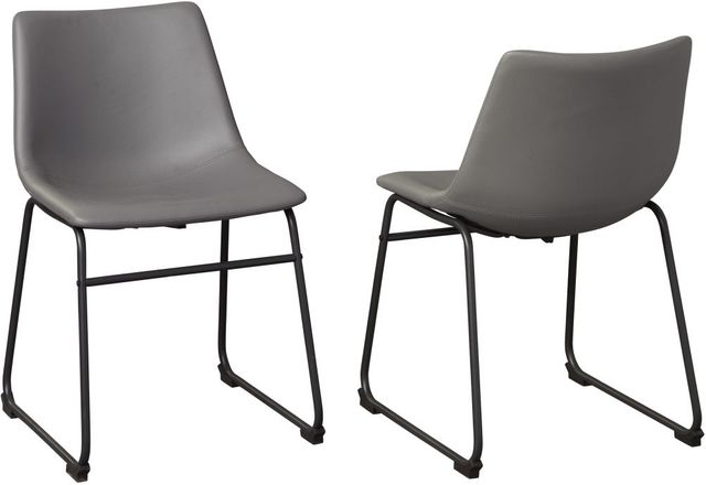 Signature Design by Ashley® Centiar Gray Dining Side Chair-3