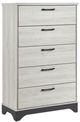 Homelegance® Westport Gray/White Oak Chest-0