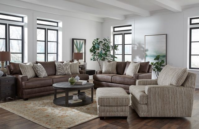 The Mix Customizable Kennedy Swivel Ottoman-1