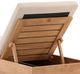Dovetail Furniture Darlene Natural/Sand Fabric/Wooden Outdoor Chaise-4
