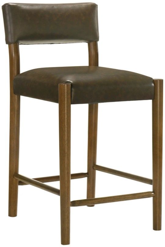 Armen Living Bennet 6-Piece Brown/Walnut Counter Stool Set-0