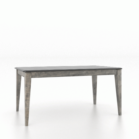 Canadel Customizable Gourmet 60" VE Tapper Leg Dining Table-2
