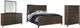 Signature Design by Ashley® Kisper 4-Piece Brown Queen Panel Bed Set-0