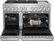 JennAir® NOIR™ 48" Stainless Steel Pro Style Dual Fuel Range-2
