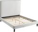 Meridian Furniture Harlie Cream King Upholstered Panel Bed-3