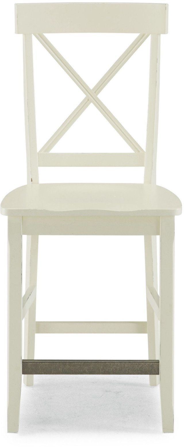 homestyles® Nantucket Off-White Counter Stool-1