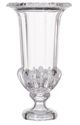 A & B Home Clear Livie Urn Vase-0