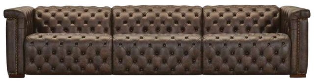 Hooker® Furniture SS Savion Deux Brown 3-Seat Power Reclining Sofa with Power Headrest-1