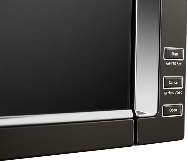 KitchenAid® 1.1 Cu. Ft. Black Stainless Steel with PrintShield™ Finish Over The Range Microwave Hood Combination-4