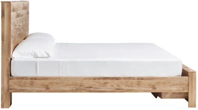 Signature Design by Ashley® Hyanna Tan Brown Queen Panel Bed with 2-Drawer Storage-2