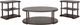 Liberty Furniture Modern View 3-Piece Dark Pewter/Gauntlet Gray Optional Occasional Table Set-0