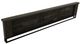 International Furniture Direct Dark Teak Stained Dark King Platform Bed Footboard with Rails-2