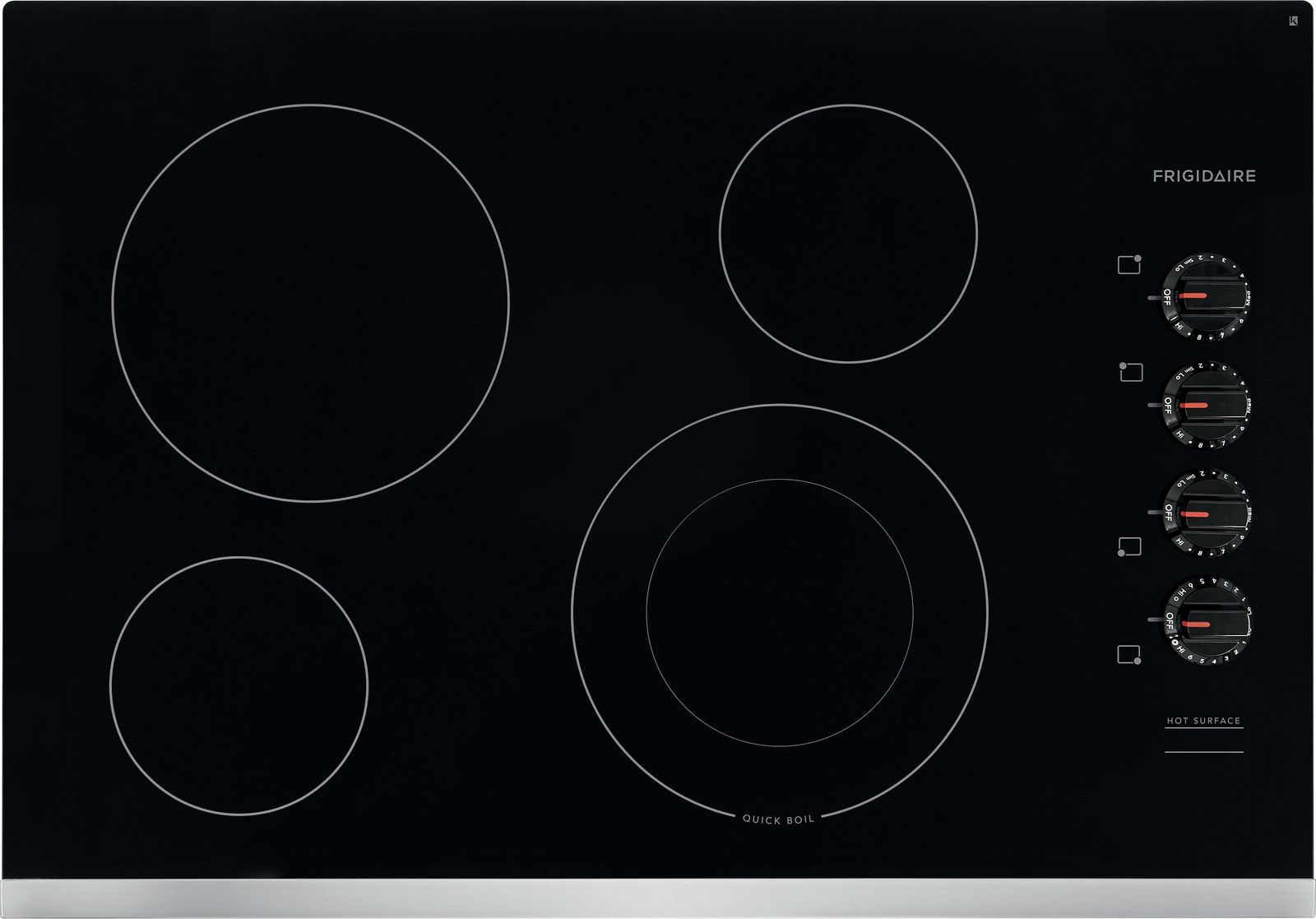 Frigidaire® 30" Stainless Steel Electric Cooktop