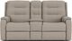 Flexsteel® Arlo Silver Fossil Power Reclining Loveseat with Console and Power Headrests-1