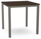 Amisco Customizable Carbon Glass Square Counter Height Table Base-4
