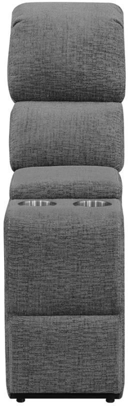 Coaster® Bahrain Charcoal Sectional Console-0
