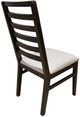 International Furniture Direct Balam Beige/Stained Dark Dining Side Chair-3