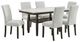 New Classic® Home Furnishings Carissa 7-Piece Espresso/Stone Counter Table Set-0