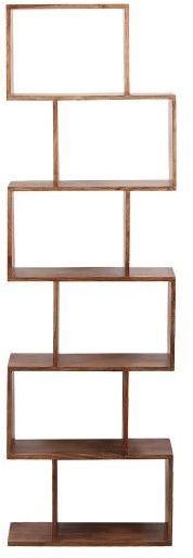 Porter International Designs Portola Walnut 6-Cube Bookcase-1