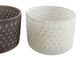 A & B Home Joanna Brown/White Votives Candle Holders-1