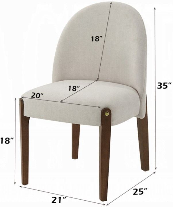 ACME Furniture Gamarya 2-Piece Oak/White Dining Side Chair Set-2