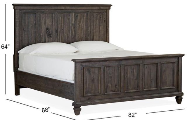 Magnussen Home® Calistoga Weathered Charcoal King Panel Bed-2