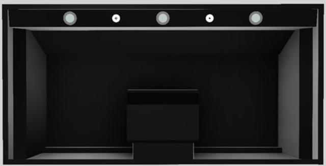 Vent-A-Hood® Designer Series 48" Black Wall Mounted Range Hood-3