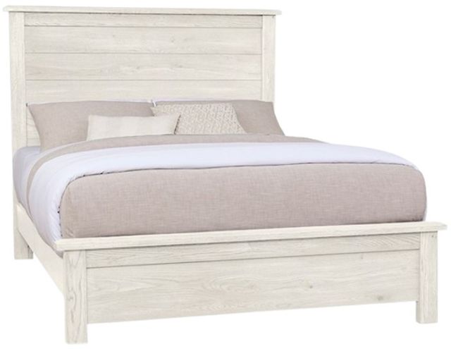 Artisan & Post by Vaughan-Bassett Weathered White Farmhouse Queen Panel Bed-0