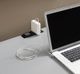 Vaughan-Bassett Bonanza Gray Laptop/Tablet Desk with Charging Station-3