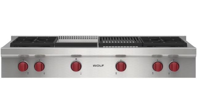 Wolf® 48" Pro Style Natural Gas Rangetop-0