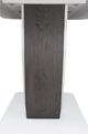 Mazin Furniture London White Lacquer Dining Table with U-Shaped Pedestal Base-4