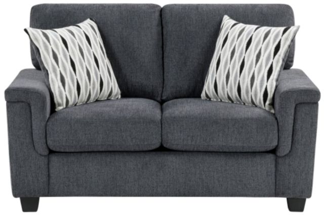 Homelegance® Chelsea Dark Gray Loveseat-2