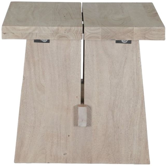 Home Trends & Design Piedmont Matte Driftwood Side Table -2