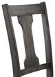ACME Furniture Wallace Tan/Weathered Gray Dining Side Chair-1