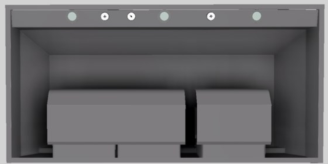 Vent-A-Hood® Designer Series 48" Gunsmoke Wall Mounted Range Hood-1