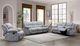 Global Furniture USA U250 Gray Manual Reclining Sofa-4