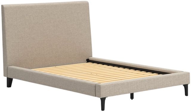 Signature Design by Ashley® Cielden Soft Gray Youth Full Upholstered Panel Bed-0