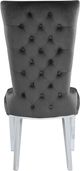Meridian Furniture Serafina Gray Velvet Dining Chair-2